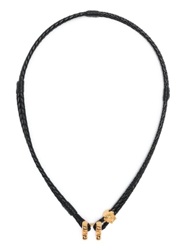 Versace Medusa bag-charm Leather Bracelet - Farfetch