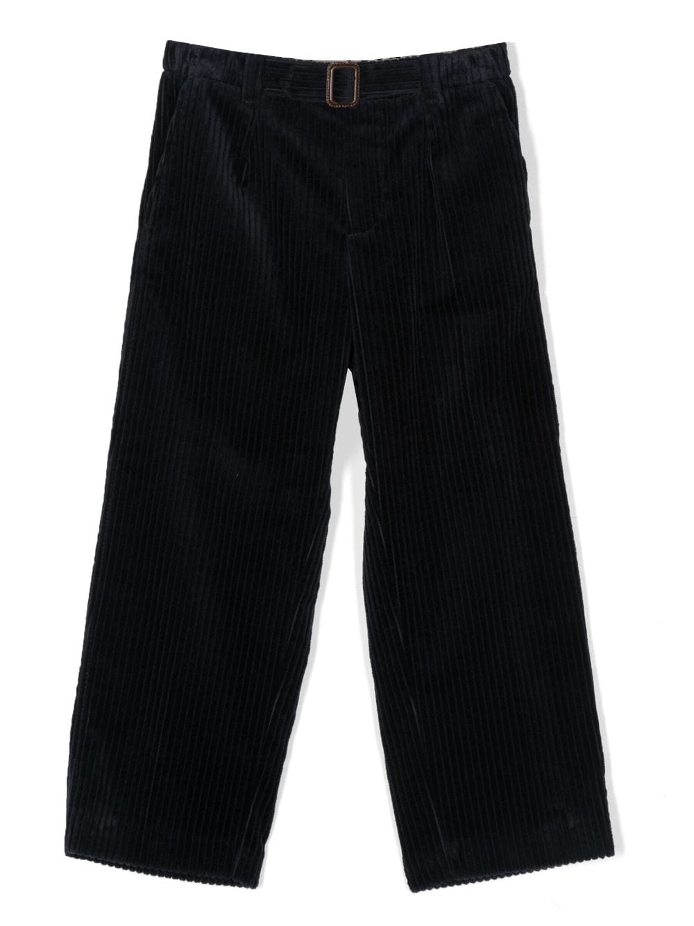 Gucci Kids' Straight-leg Corduroy Trousers In Blue