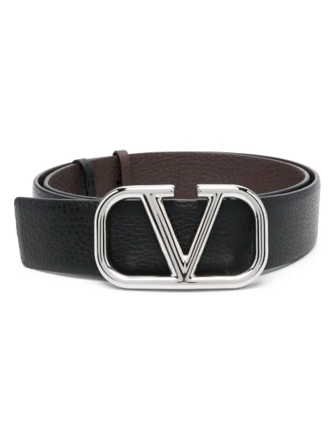 Valentino Garavani VLogo Signature pebbled belt
