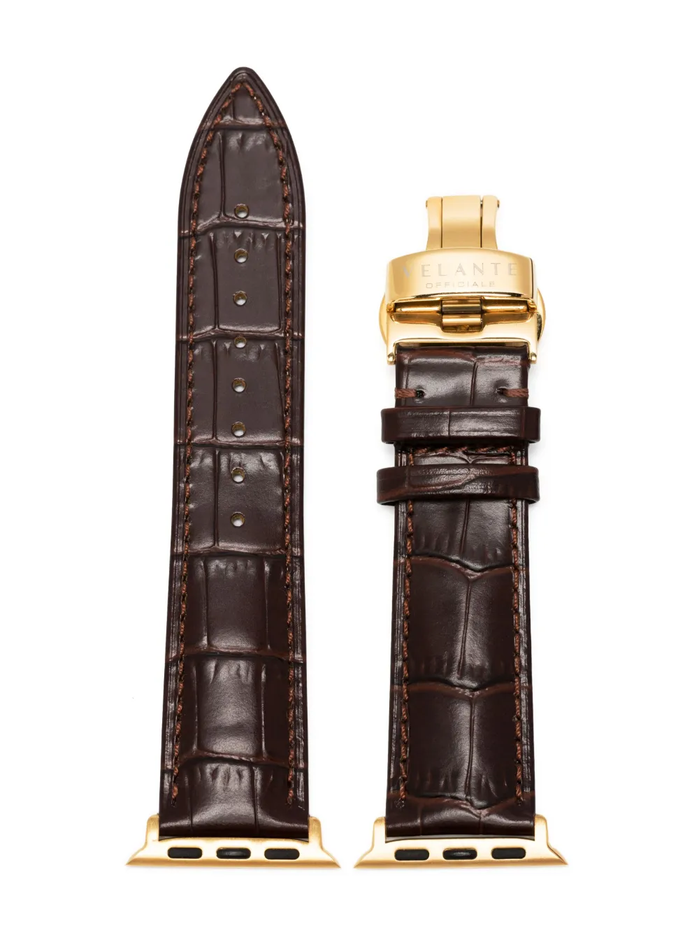 Loulou x Velante leather watch strap