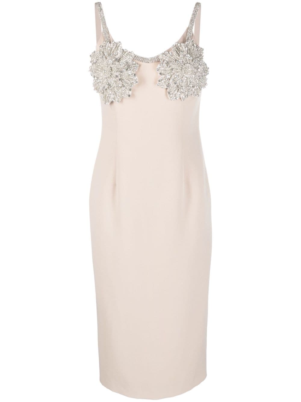 Loulou crystal-embellished Detail Midi Dress - Farfetch