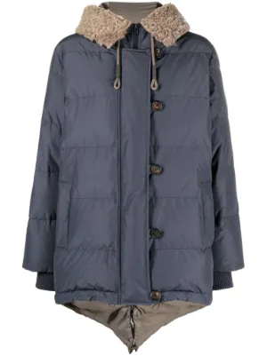 Womens blue padded jacket hotsell