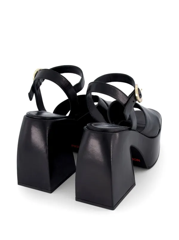 Nodaleto Bulla Joni Platform Sandals | Black | FARFETCH