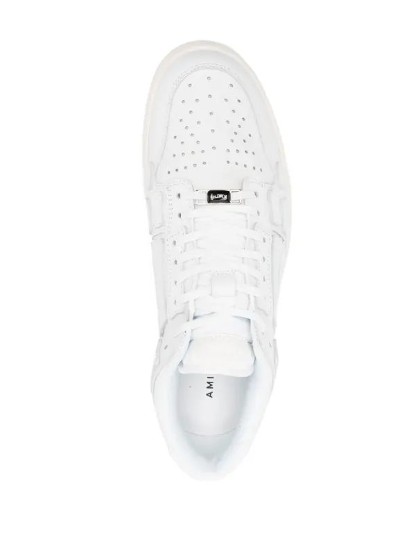 AMIRI Skel-top Leather low-top Sneakers | White | FARFETCH