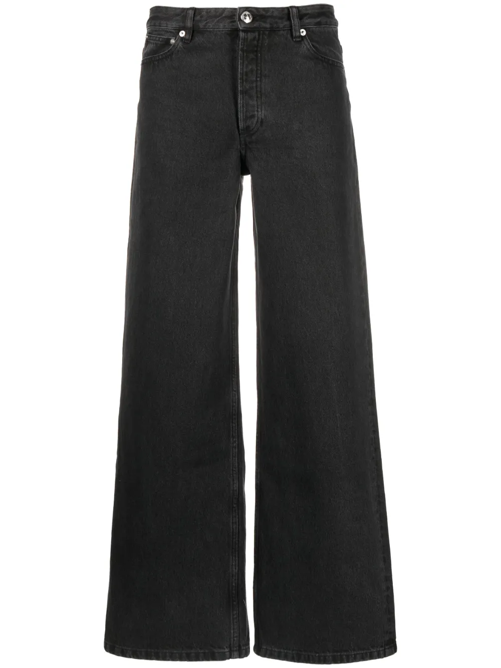 Apc Navy Elisabeth Jeans In 黑色