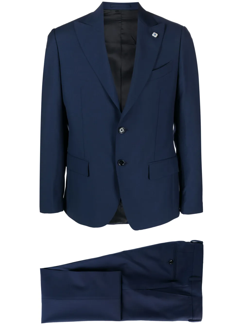 Lardini single-breasted wool suit