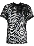 Mugler star-print mesh T-shirt - Black