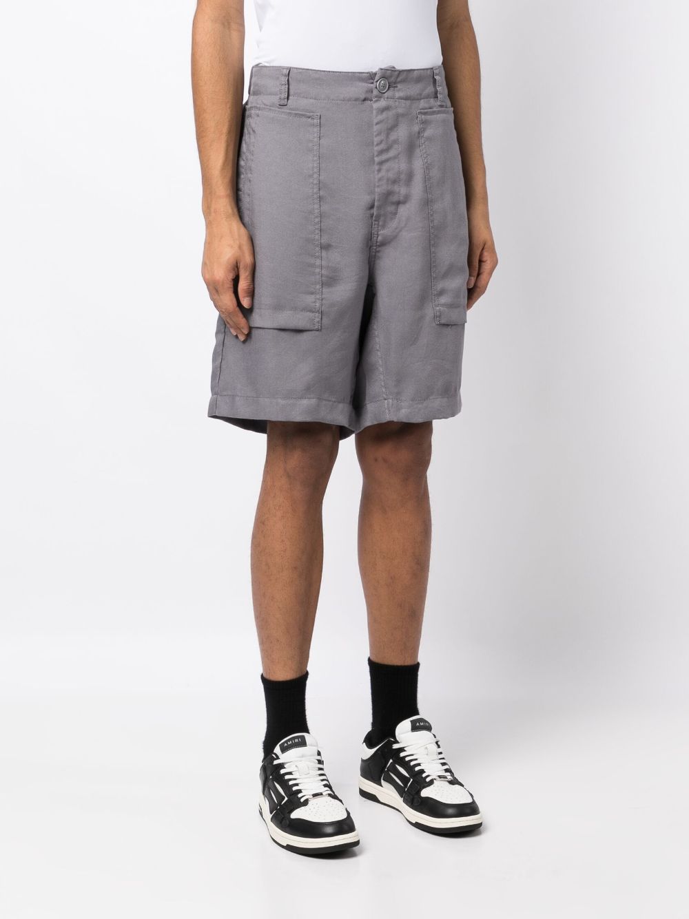 Shop Five Cm Straight-leg Shorts In Grey