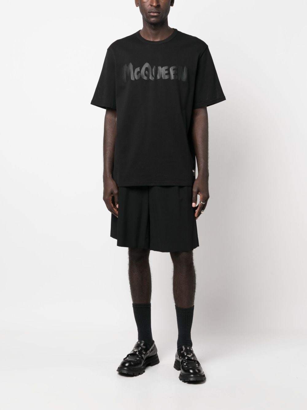 Alexander McQueen logo-print T-shirt - Farfetch