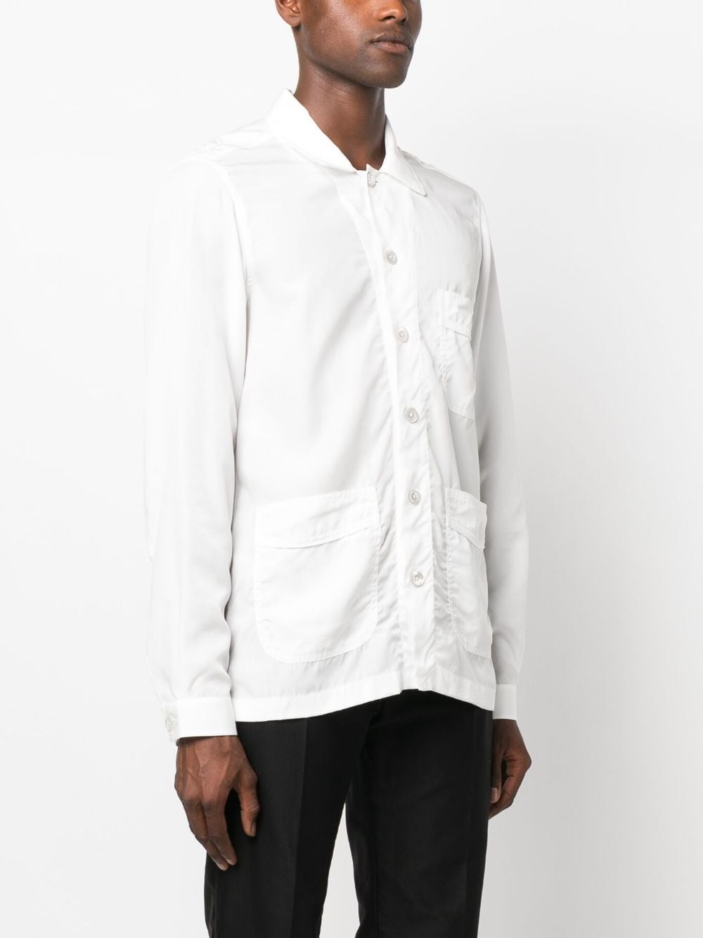 Shop Tom Ford Patch Pocket Shirt In White
