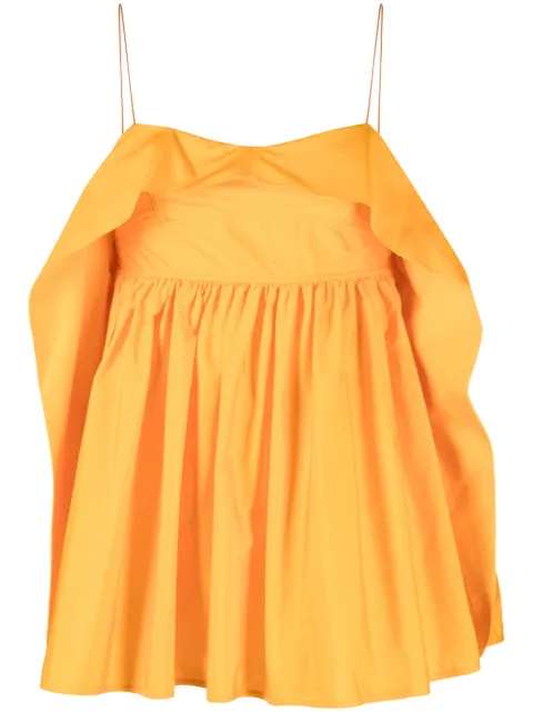 Cecilie Bahnsen Sunday ruffled organic-cotton top