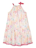ZIMMERMANN Kids Ginger halterneck dress - Neutrals