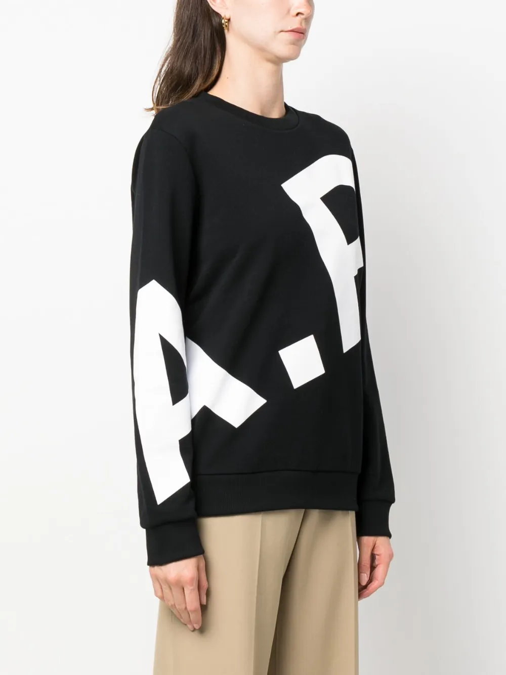 Cheap A.P.C. logo-print sweatshirt Women