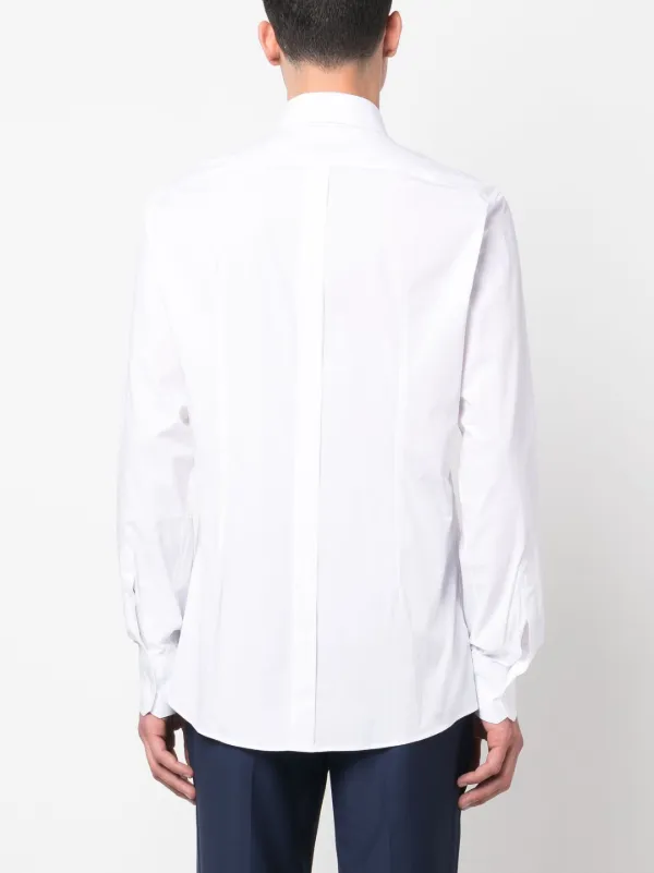 Dolce & Gabbana ホワイト長袖シャツ Stretch poplin Gold-fit shirt in White for Men | Dolce&Gabbana® US