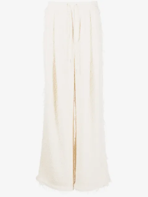 Eckhaus Latta bouclé wide-leg trousers 