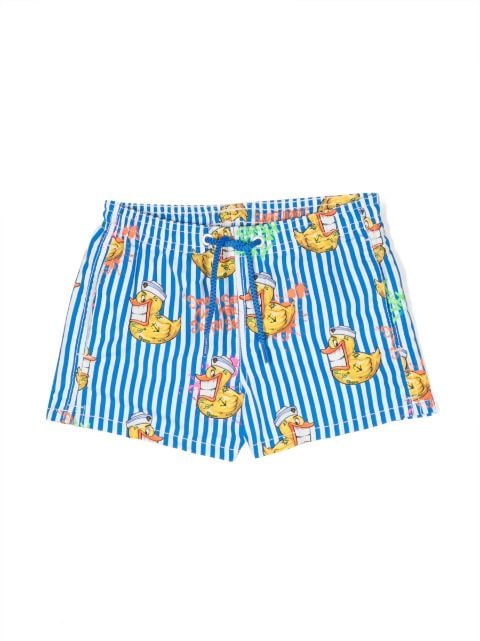 MC2 Saint Barth Kids duck-print swim trunks