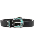 Fortela Thelma engraved-buckle belt - Black