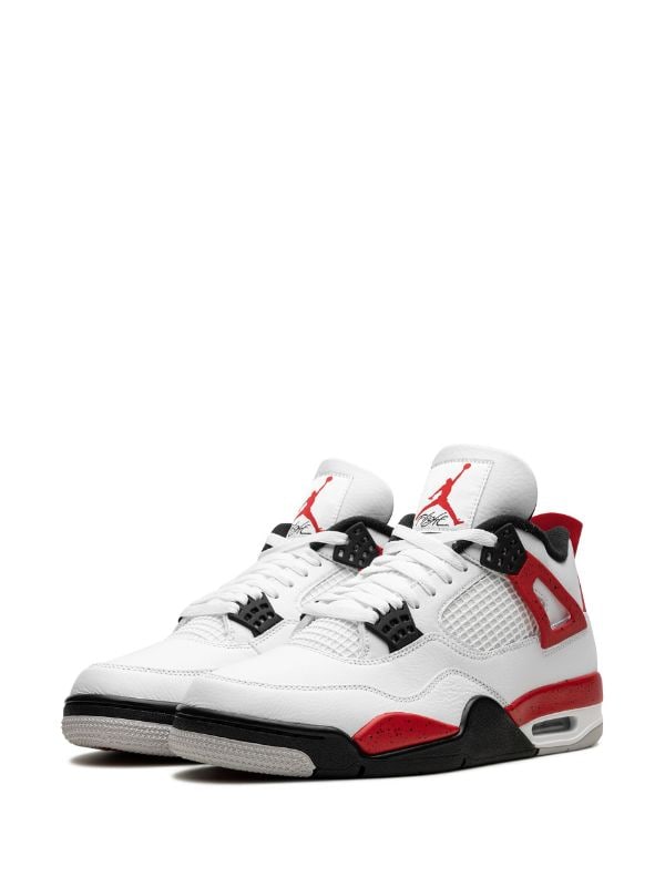 Jordan V IV III Red Black Laceup Basketball Shoes, Men's Fashion