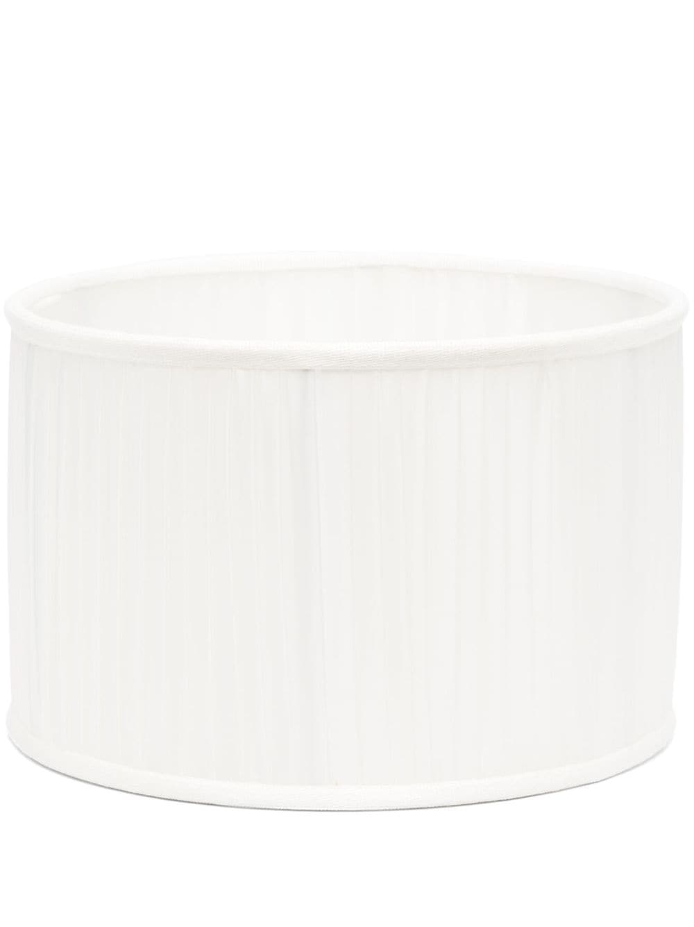 Fornasetti Pleaded Cylindrical Lampshade In White