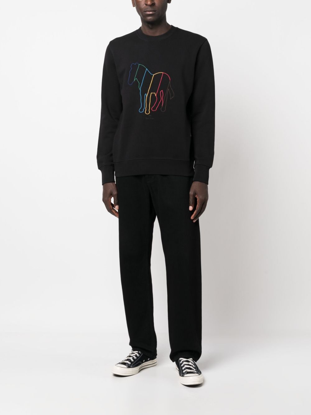 PS Paul Smith graphic-print sweatshirt - Zwart
