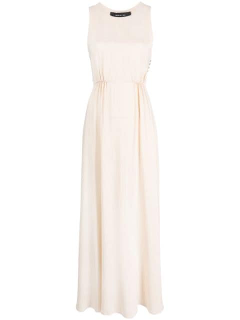Federica Tosi open-back ruched maxi dress