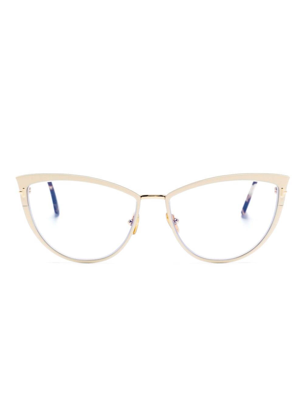 TOM FORD Eyewear cat-eye frame glasses - Neutrals