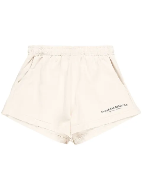 Sporty & Rich shorts con logo estampado