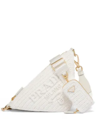 Leather TB Shoulder Bag