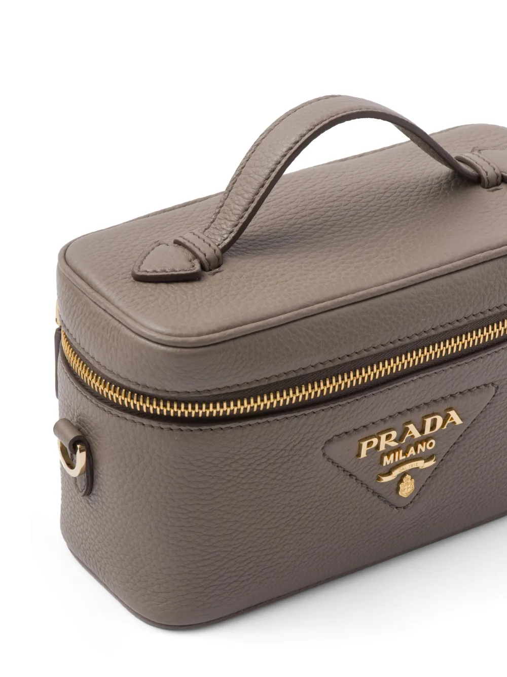 logo plaque leather mini bag