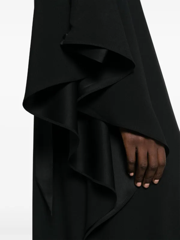 Taller Marmo Bolkan one-shoulder Maxi Dress | Black | FARFETCH