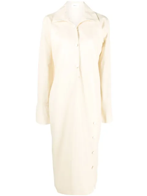 Bally vestido manga larga con botones