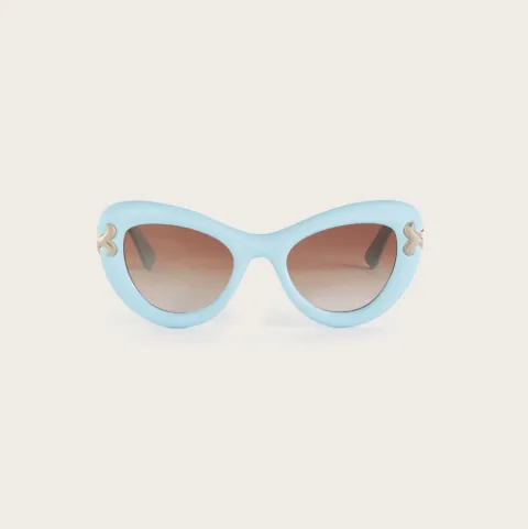Logo-Print Cat-Eye Sunglasses
