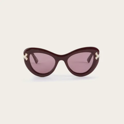 Logo-Print Cat-Eye Sunglasses