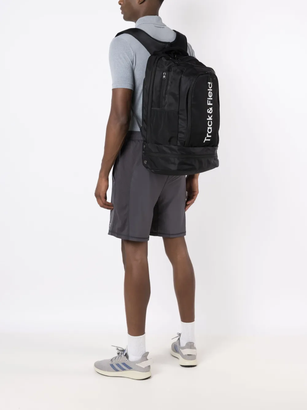 Track & Field Bermuda esportiva com logo | Short de corrida | Image 2