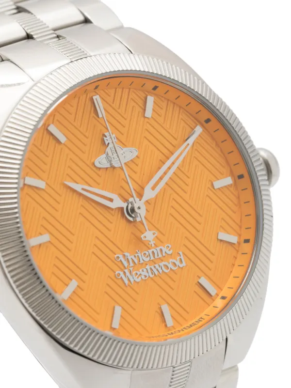 ◆Vivienne Westwood◆ザ ミューズ オレンジダイヤルウォッチ Vivienne Westwood The Mews 38mm | Silver | FARFETCH