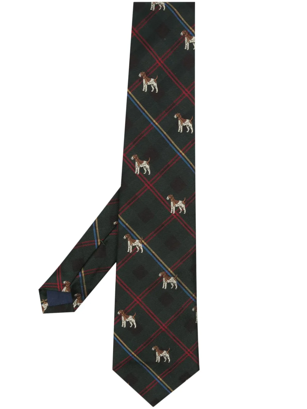 Polo Ralph Lauren check-pattern silk tie