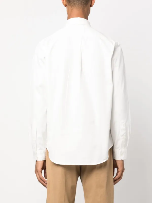 Ralph lauren white store button up shirt