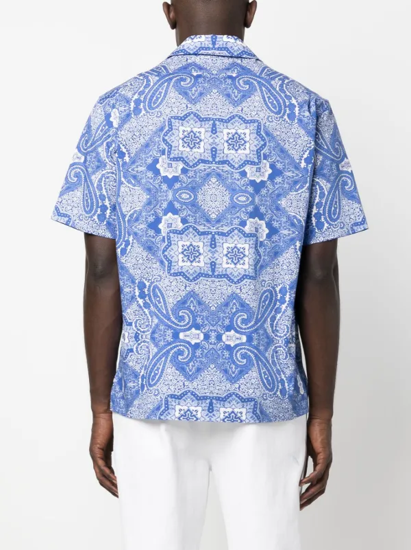 Moncler bandana-print short-sleeved Shirt - Farfetch