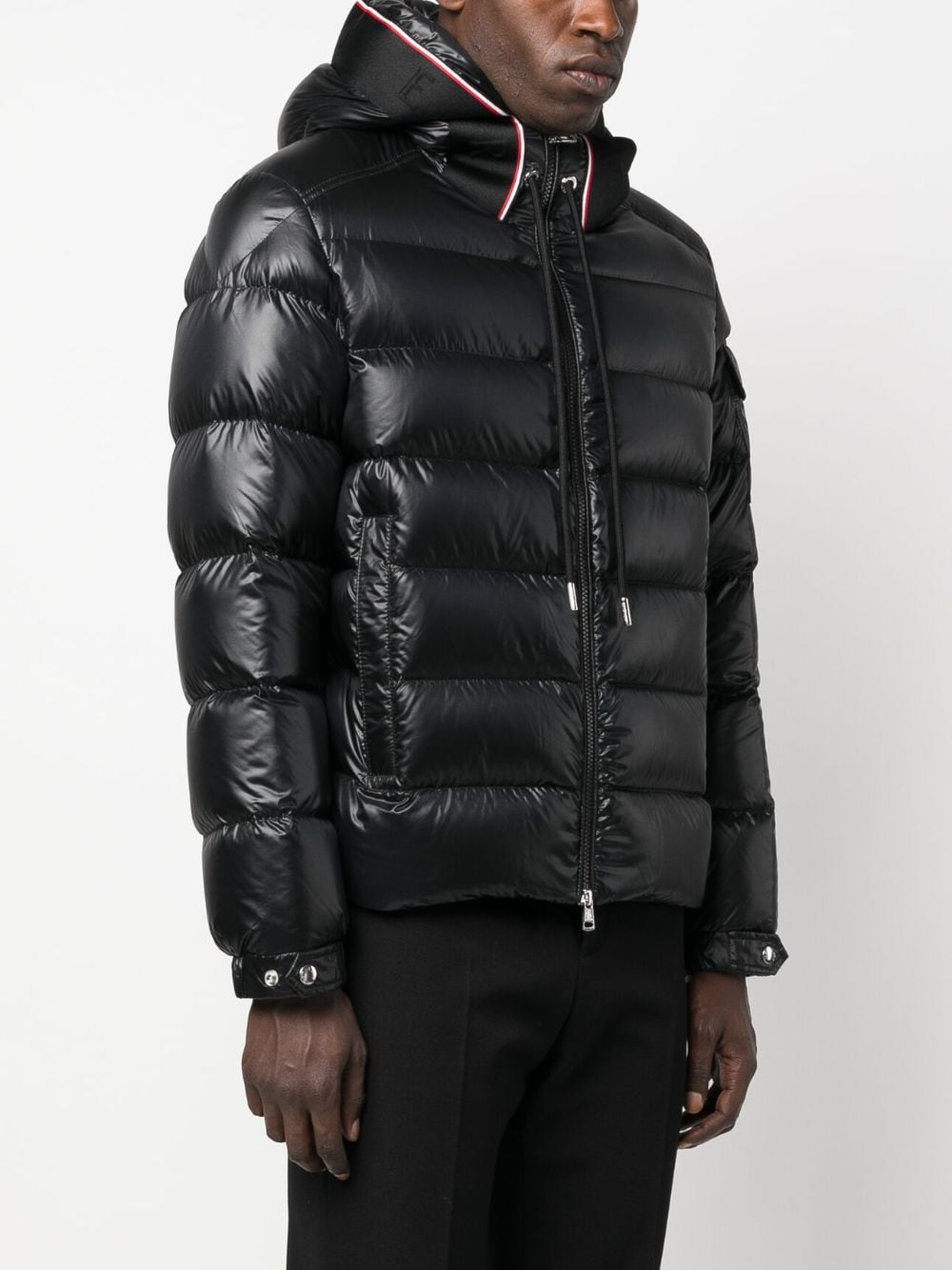 Shop Moncler Pavin Padded Jacket In Black