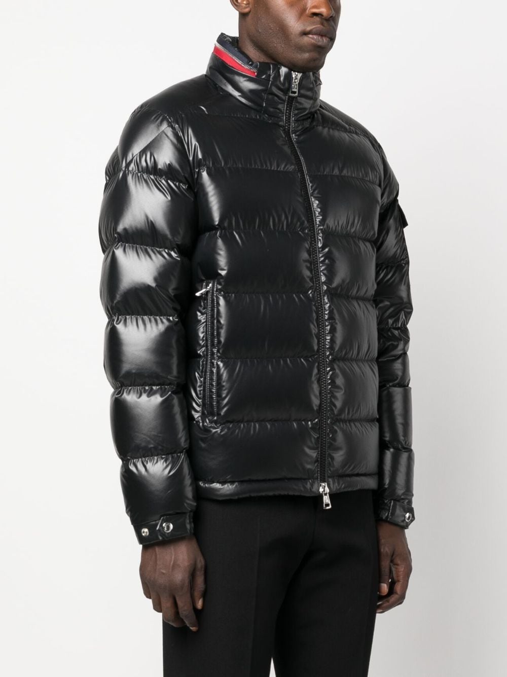 Shop Moncler Bourne Padded Jacket In Black