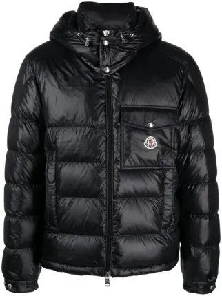 Moncler Doudoune Wollaston Noir FARFETCH FR