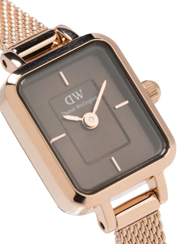 Daniel Wellington Quadro Mini 19mm | Brown | FARFETCH