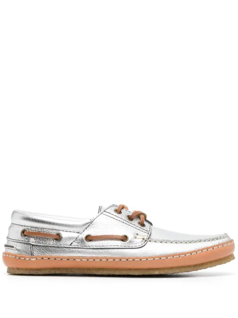 Saint Laurent chaussures bateau Ashe en cuir