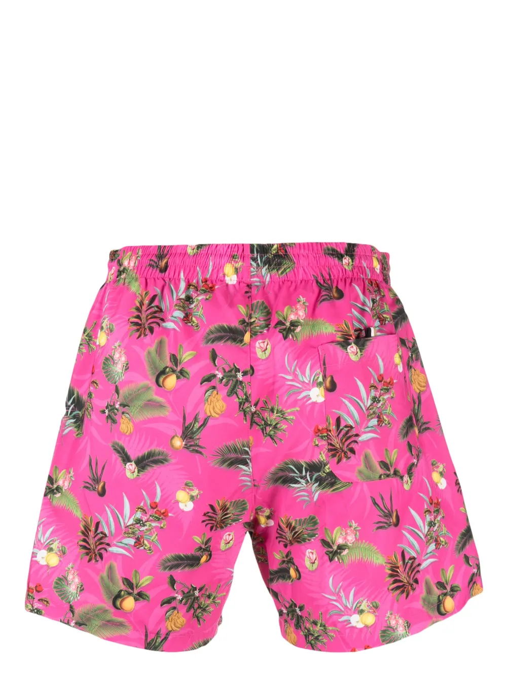 BOSS botanical-print swim shorts - Roze