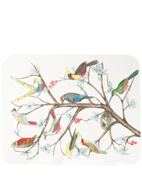 Fornasetti graphic-print table tray