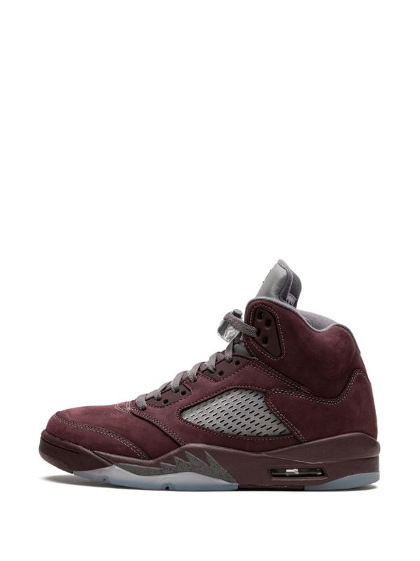 Burgundy store jordans 5