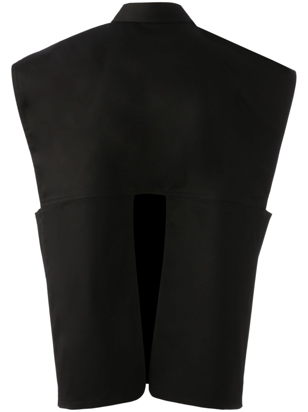 Shop Misci D-20 Cotton Vest In Black