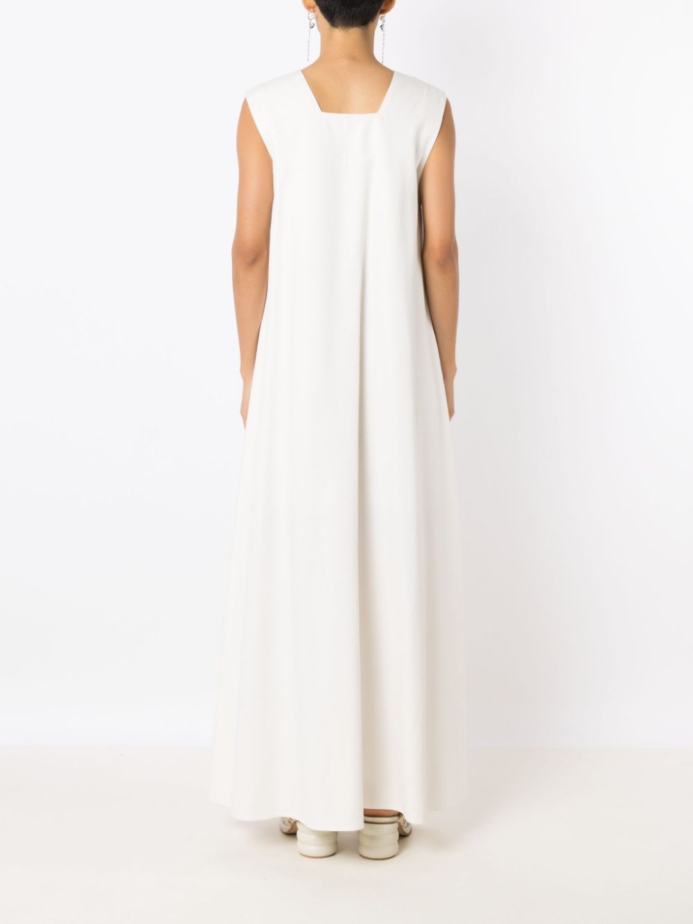 Shop Misci Fiama Sleeveless Maxi Dress In White