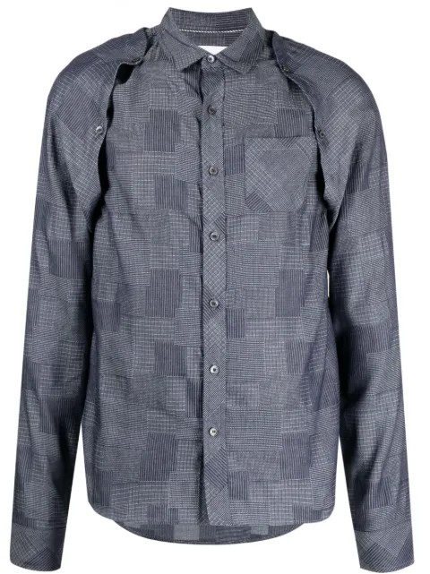 Private Stock The Dorian detachable-sleeve shirt