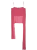 Giorgio Armani Pre-Owned 2000s tied silk top - Pink